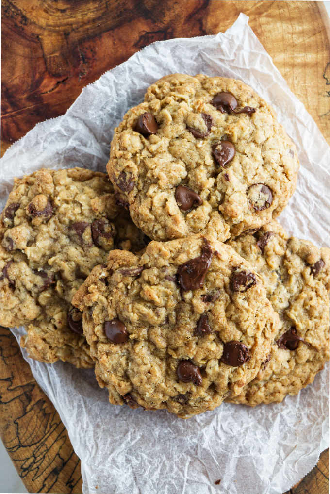 Air Fryer Chocolate Chip Oatmeal Cookies A License To Grill