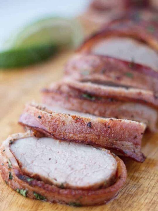 Traeger Bacon Wrapped Pork Tenderloin