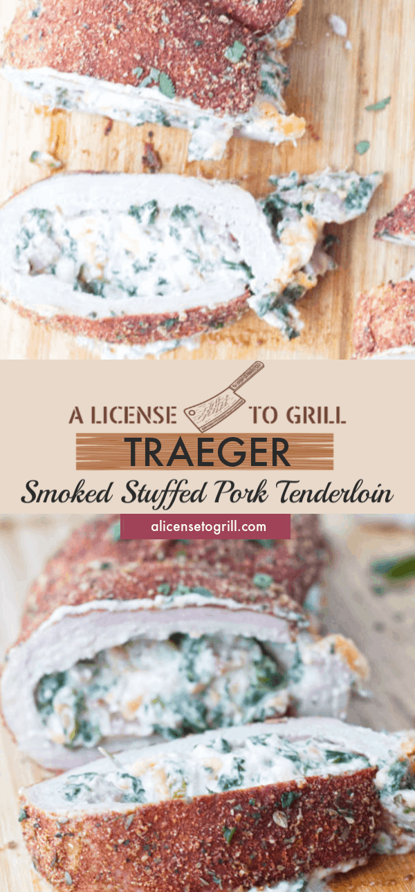 Traeger Smoked Stuffed Pork Tenderloin A License To Grill