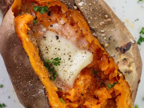 Air Fryer Baked Sweet Potato