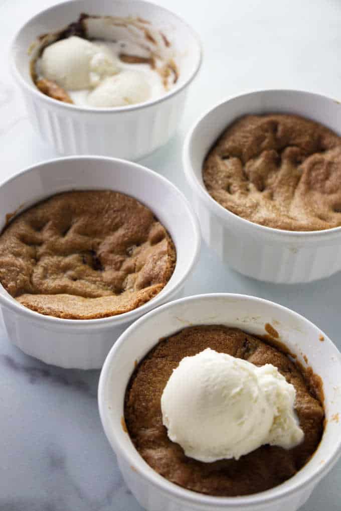 Air Fryer Deep Dish Chocolate Chip Cookie Bowls - A License To Grill