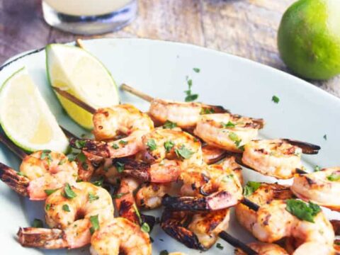Grilled Shrimp with a Chili Lime Rub - Hey Grill, Hey