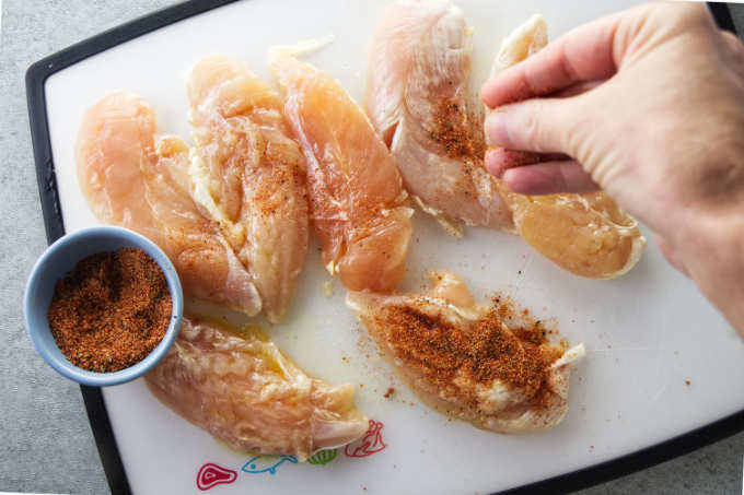 Air Fryer Chicken Tenders (No Breading) - A License To Grill