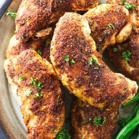 Breaded chicken tenders outlet in air fryer