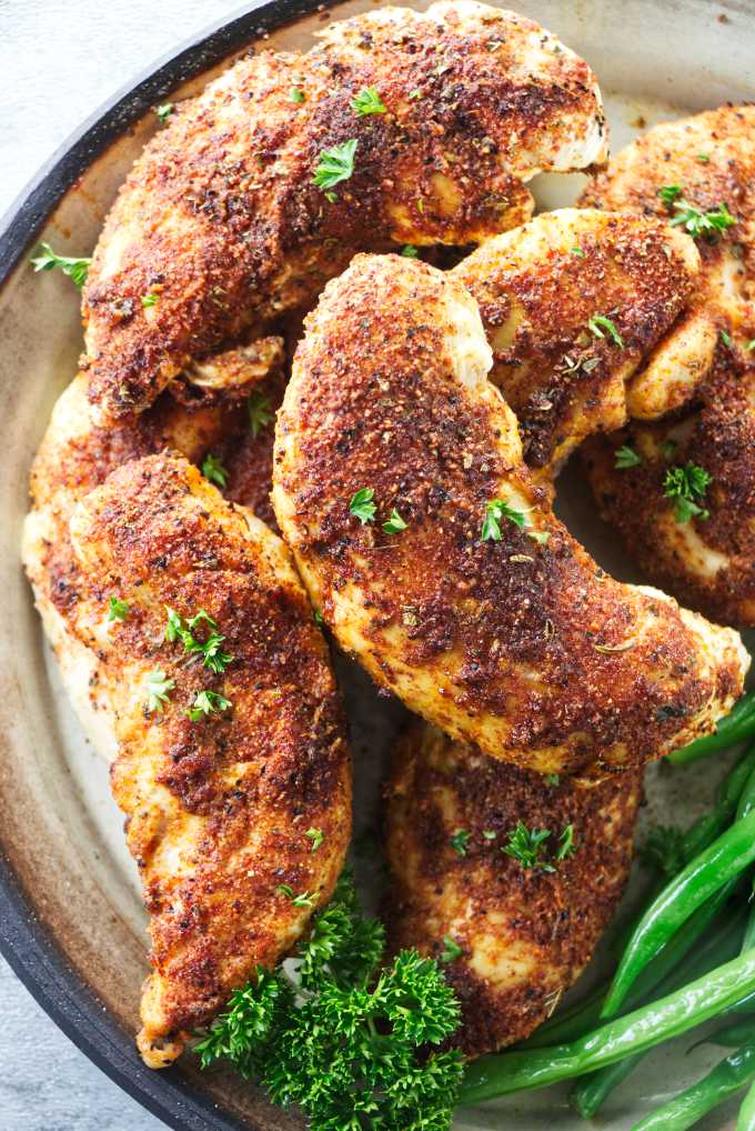 Air Fryer Chicken Tenders (No Breading) - A License To Grill