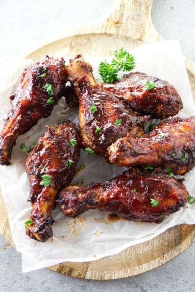Barbecue Air Fryer Chicken Legs - A License To Grill