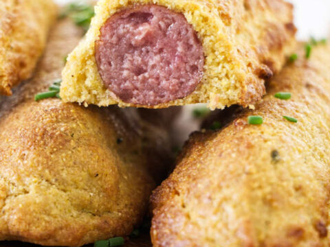 Air fryer corn dogs from scratch best sale