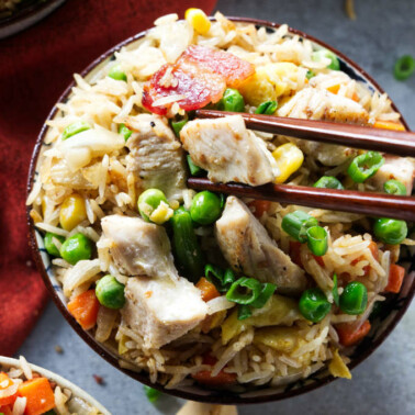 Blackstone Shrimp Fried Rice - A License To Grill