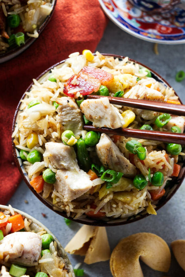 Blackstone Chicken Fried Rice - A License To Grill