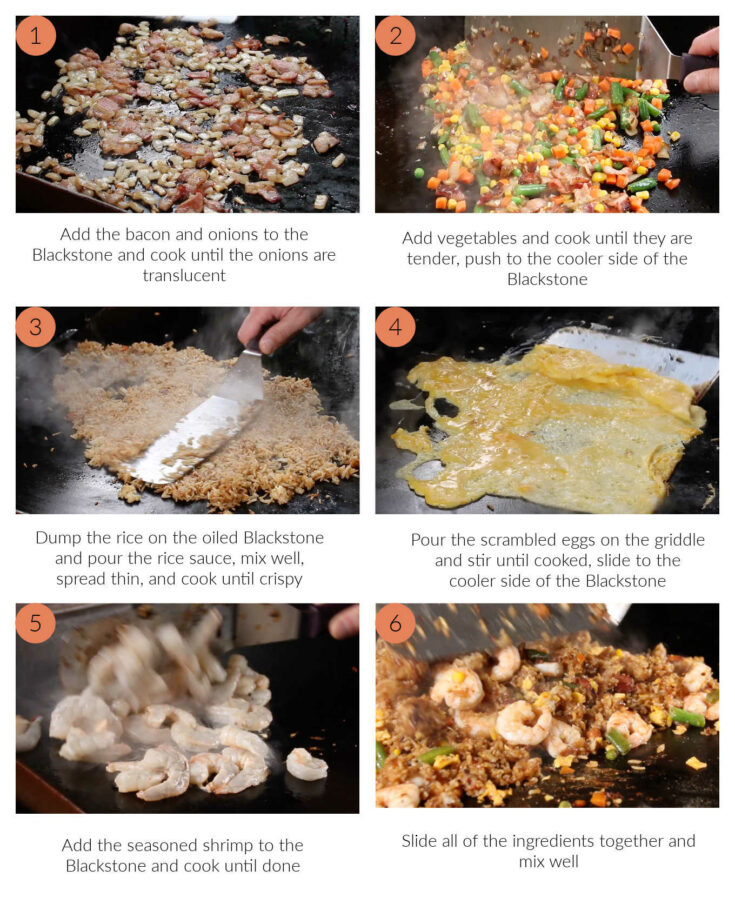 Blackstone Shrimp Fried Rice - A License To Grill