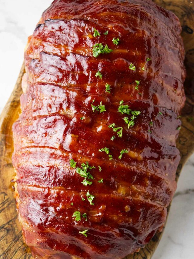 Bacon Wrapped Smoked Meatloaf - A License To Grill