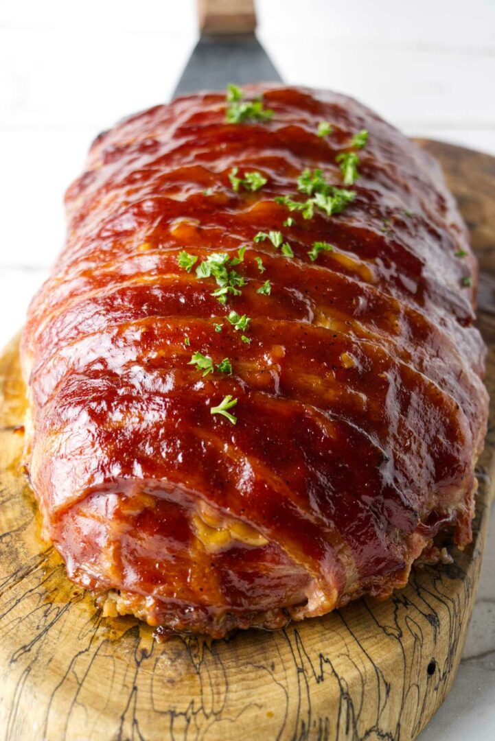 Smoked Bacon Wrapped Meatloaf - A License To Grill