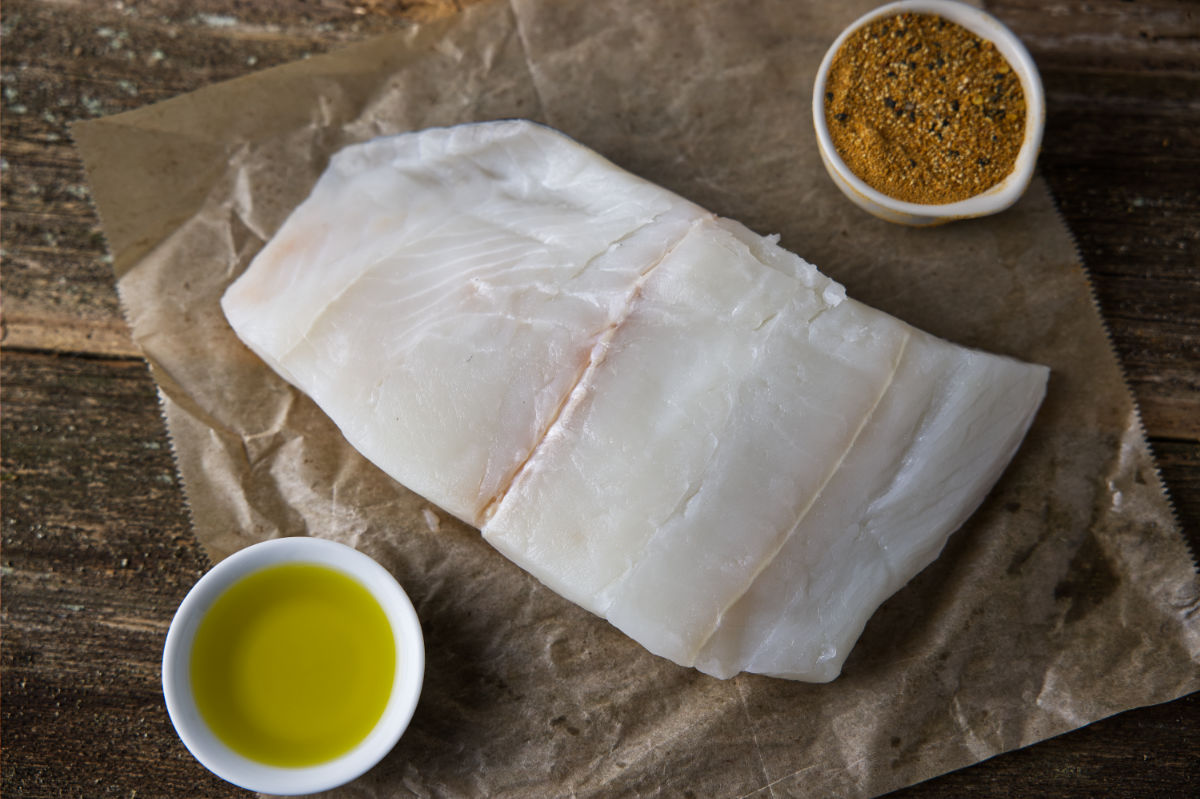 air fryer halibut ingredients.