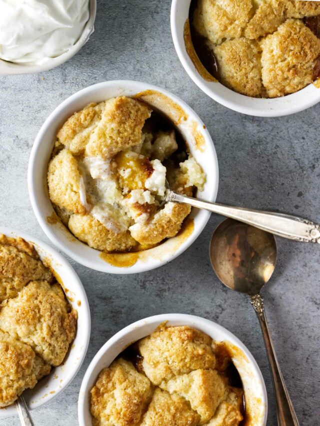 Easy Air Fryer Peach Cobbler A License To Grill