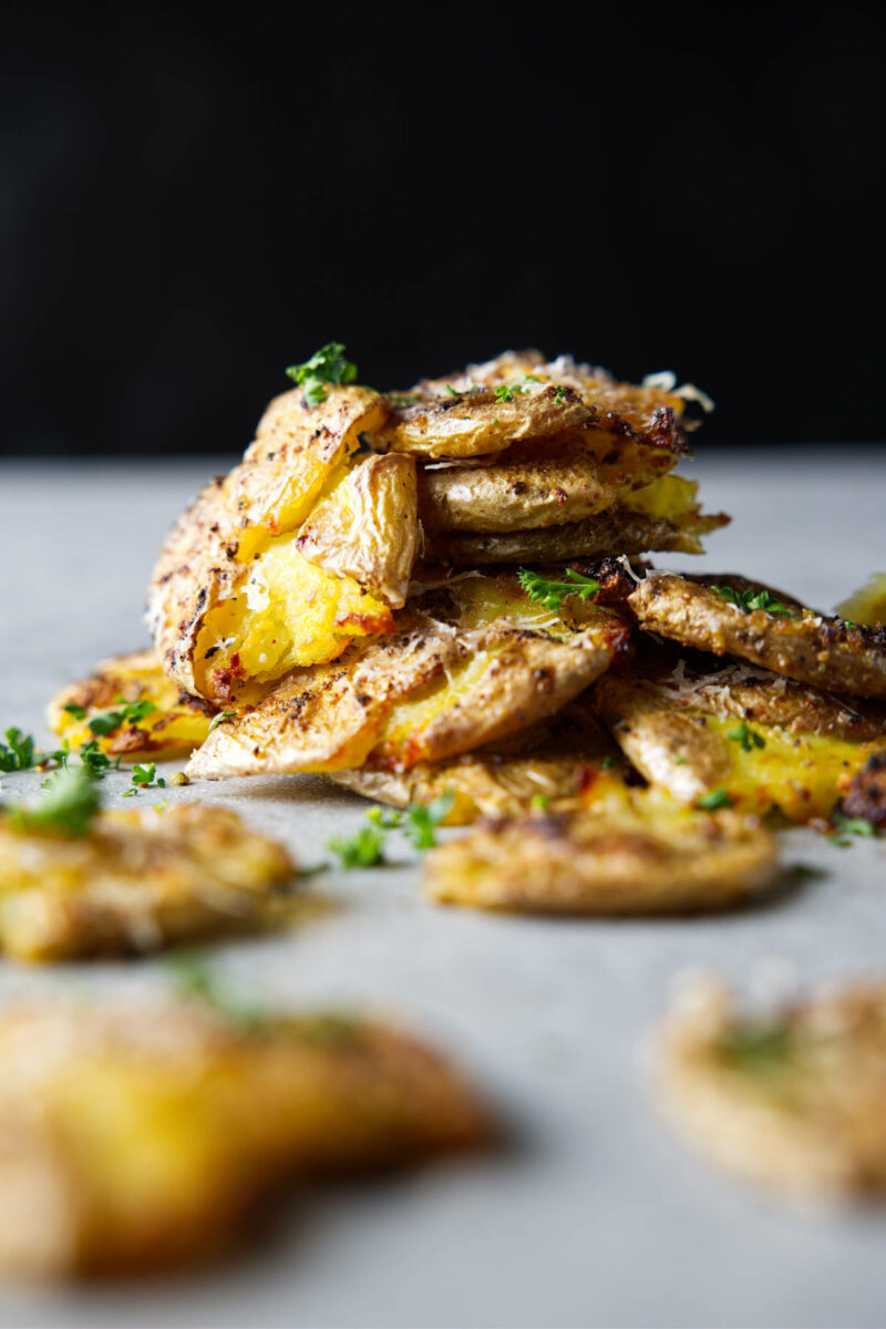 Air Fryer Smashed Potatoes A License To Grill